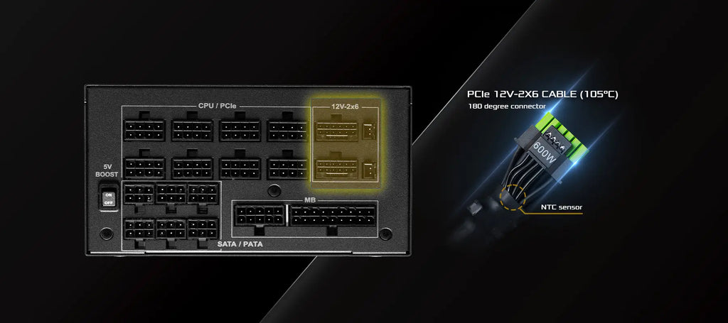 ASRock Phantom Gaming PG-1600G 1600W 80+ Gold PSU