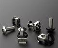 AMPCOM M6 x 16mm Rack Mount Cage Nuts, Screws and Washers - Tech Syndicate 