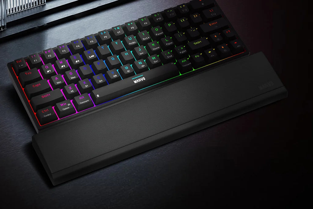 Marvo Scorpion K002 Crest 60 Keyboard Wrist Rest - Black