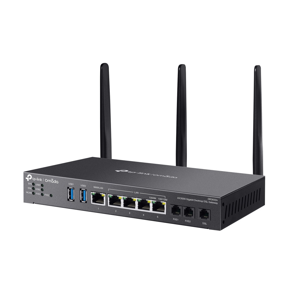 Omada AX3000 Wi-Fi 6 Gigabit Desktop DSL Gateway 2