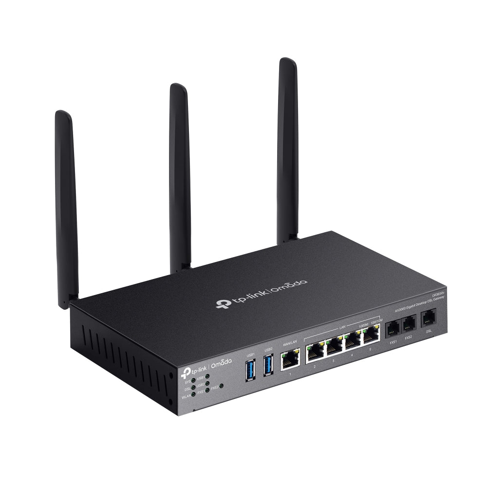 Omada AX3000 Wi-Fi 6 Gigabit Desktop DSL Gateway 3