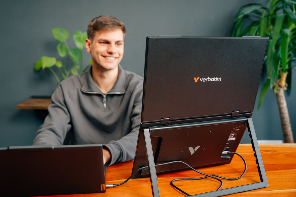 Verbatim Portable 15.6" Dual Monitor Essentials - Full HD 1080p