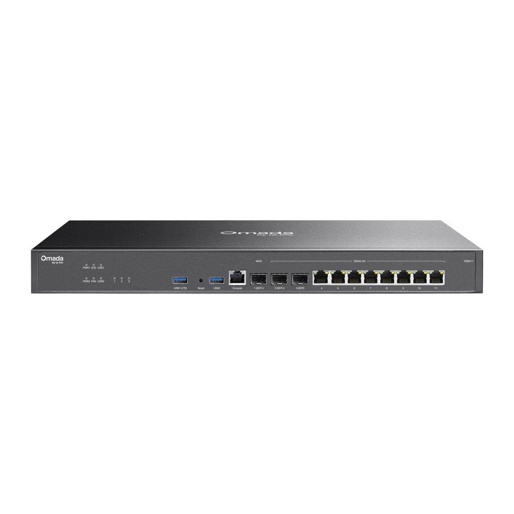 TP-Link Omada ER8411 VPN Router - 10G, Up to 10 WAN Ports