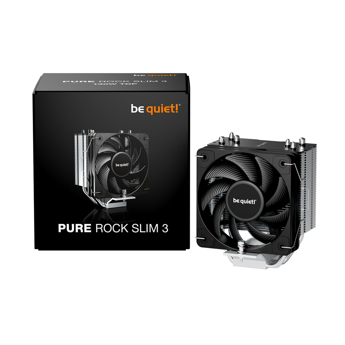 be quiet! Pure Rock Slim 3 CPU Cooler - 130W TDP, 100mm PWM