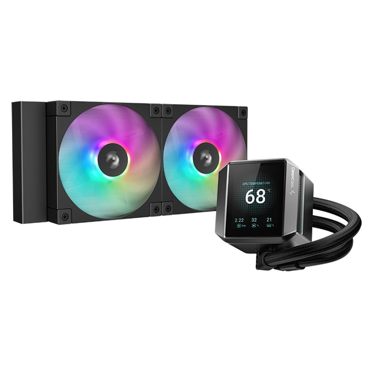 DeepCool Mystique 240 ARGB AIO Liquid CPU Cooler 240mm
