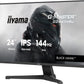 IIyama G-Master gaming monitor with a helmet graphic on the screen