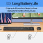 HP 235 Keyboard and Mouse Set - Low Profile Keys - Up to 16 Months Battery Life - Tech Syndicate