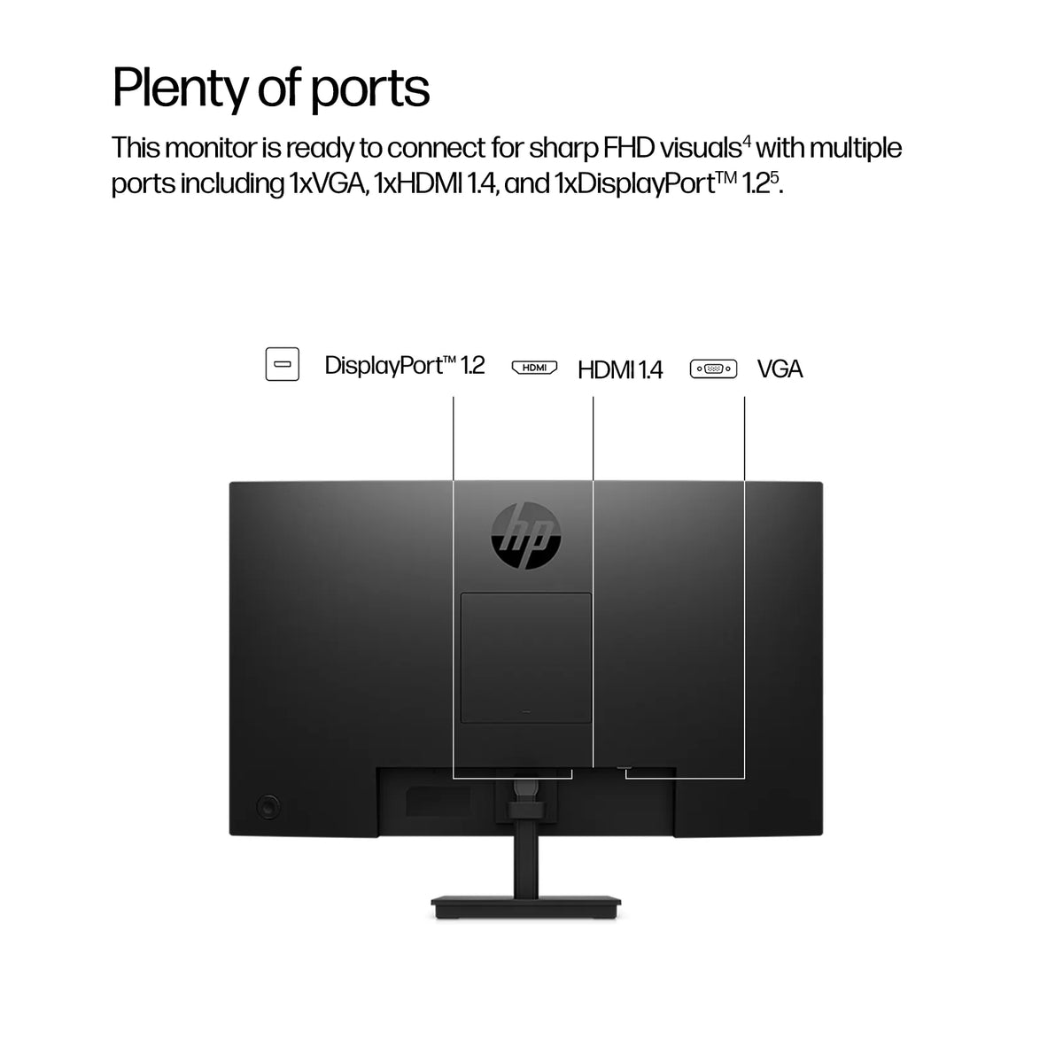 HP 324ph Series 3 Pro 24" Full HD IPS Monitor - Tech Syndicate