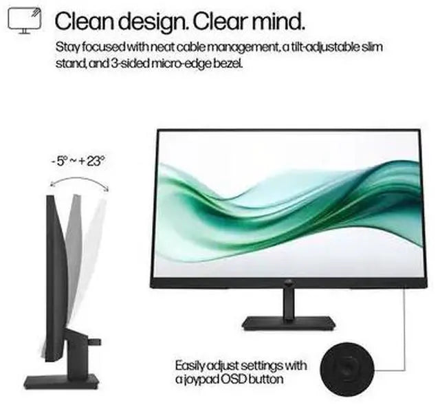 HP 324pv Series 3 Pro 24" FHD VA Monitor - 100Hz, HDMI - Tech Syndicate