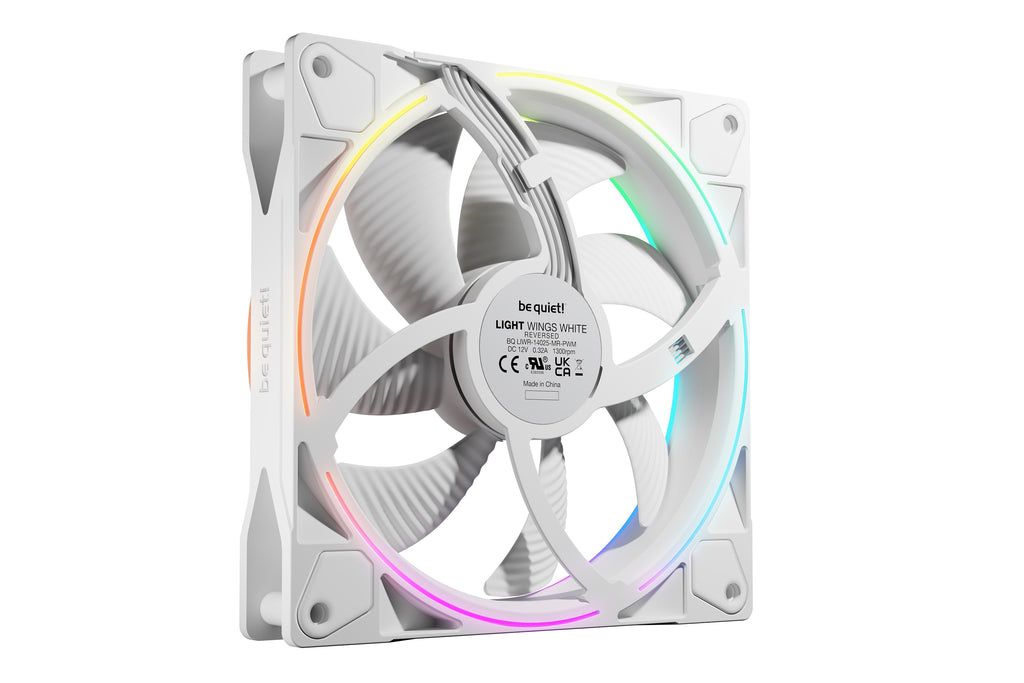 be quiet! Light Wings 140mm PWM Reverse White Fan - BL135 — view 4