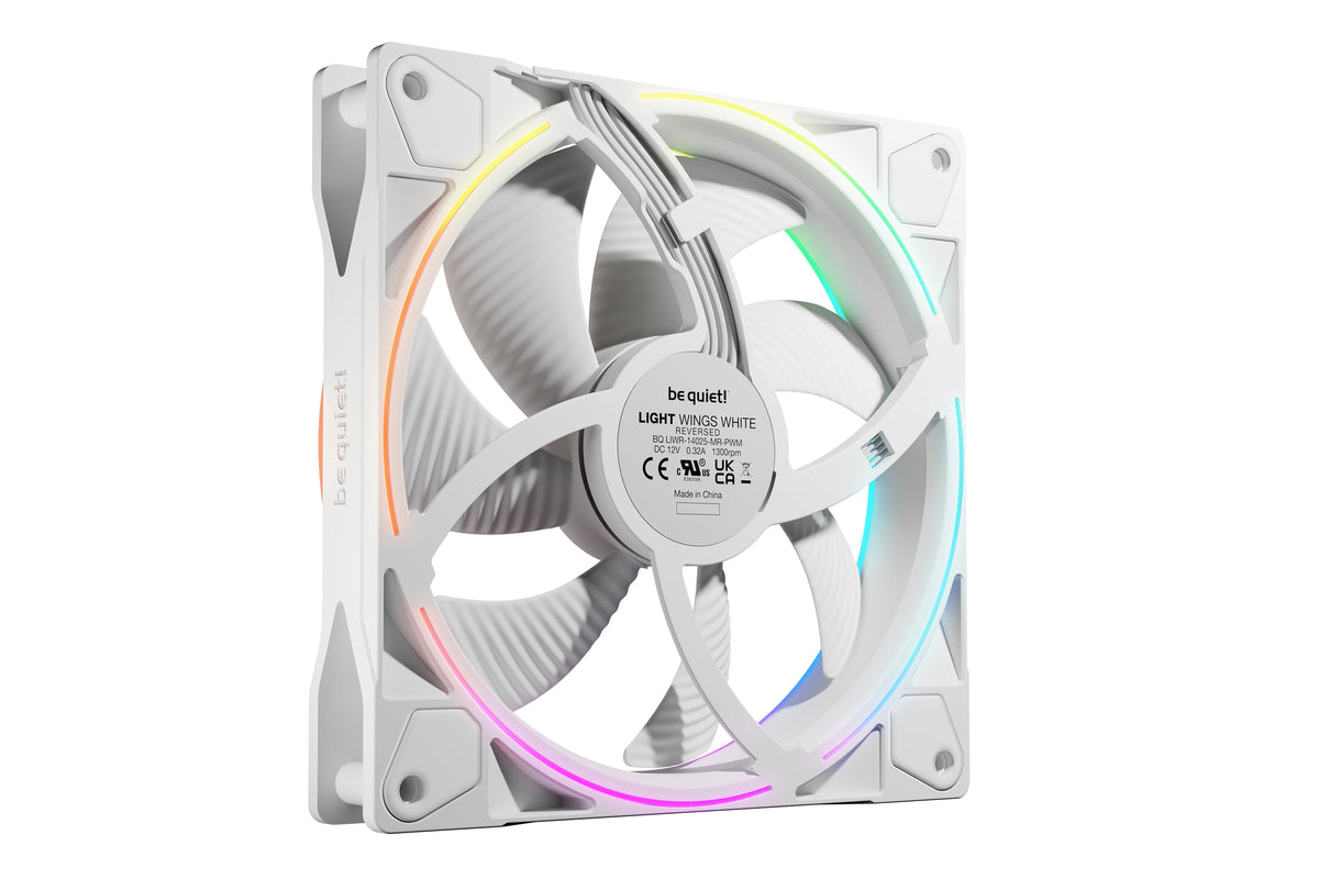 be quiet! Light Wings 140mm PWM Reverse White Fan - BL135 — view 4