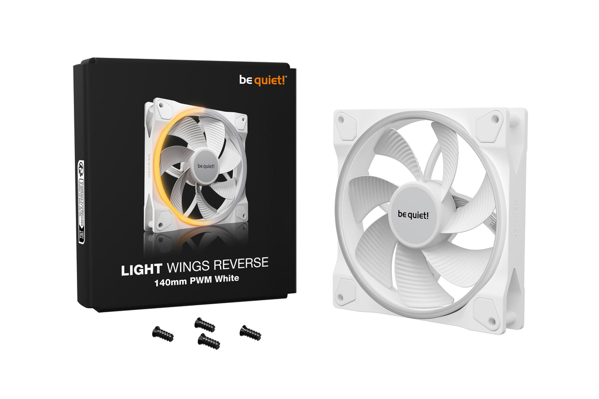 be quiet! Light Wings 140mm PWM Reverse White Fan - BL135 — view 5