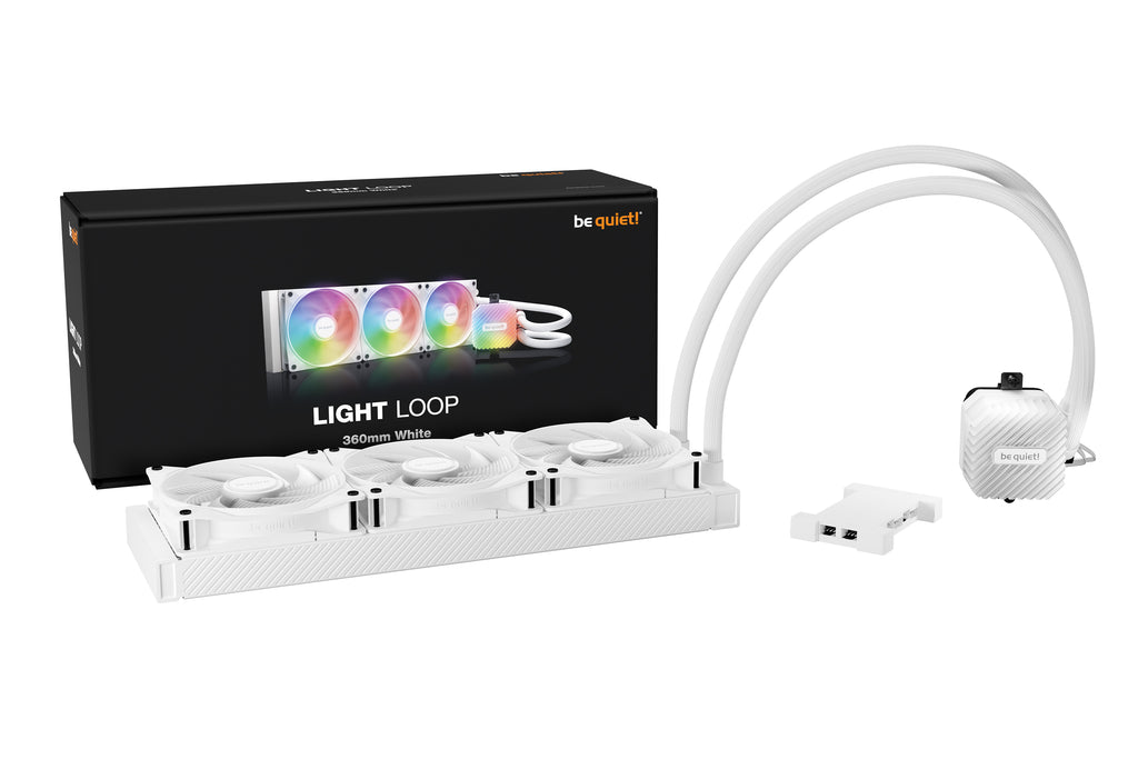 be quiet! Light Loop 360mm White AIO CPU Cooler BW023 — view 6