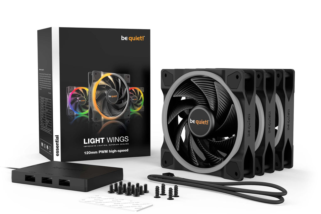 be quiet! Light Wings 120mm PWM High Speed 3-Pack BL077 — view 6