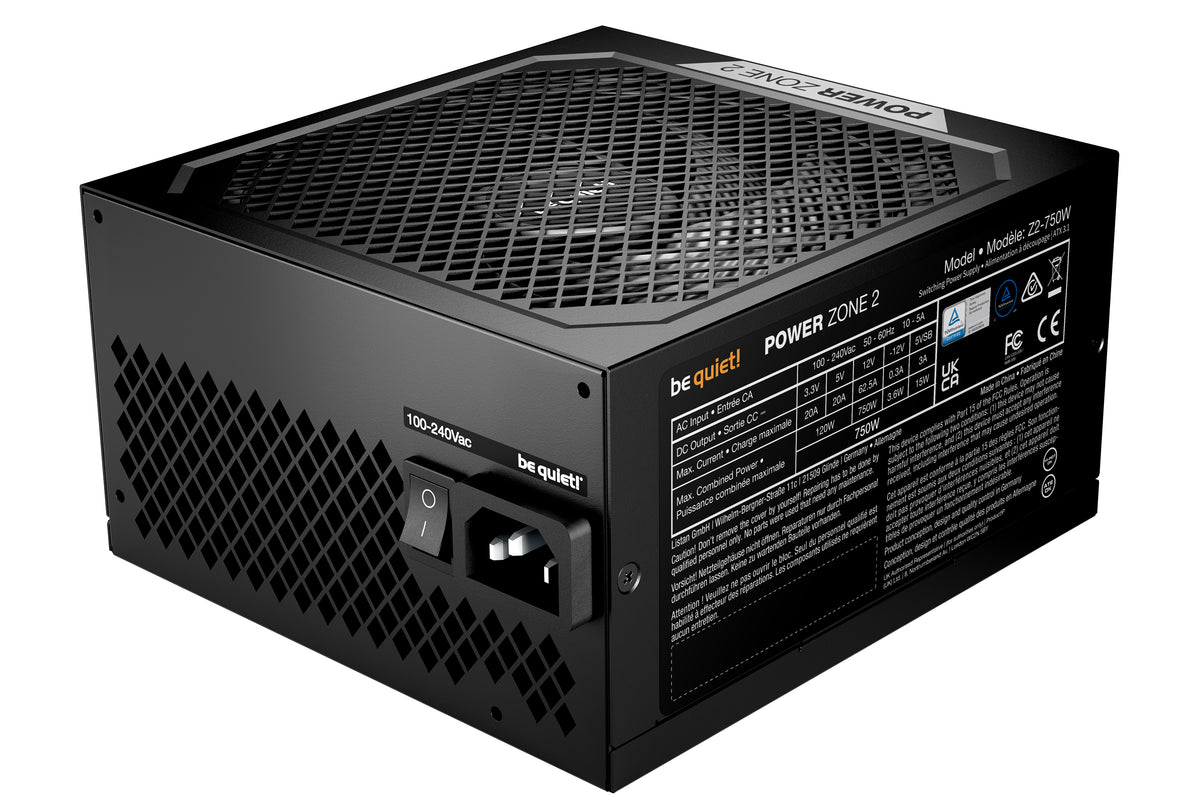 be quiet! Power Zone 2 750W 80 Plus Platinum Modular PSU — view 3