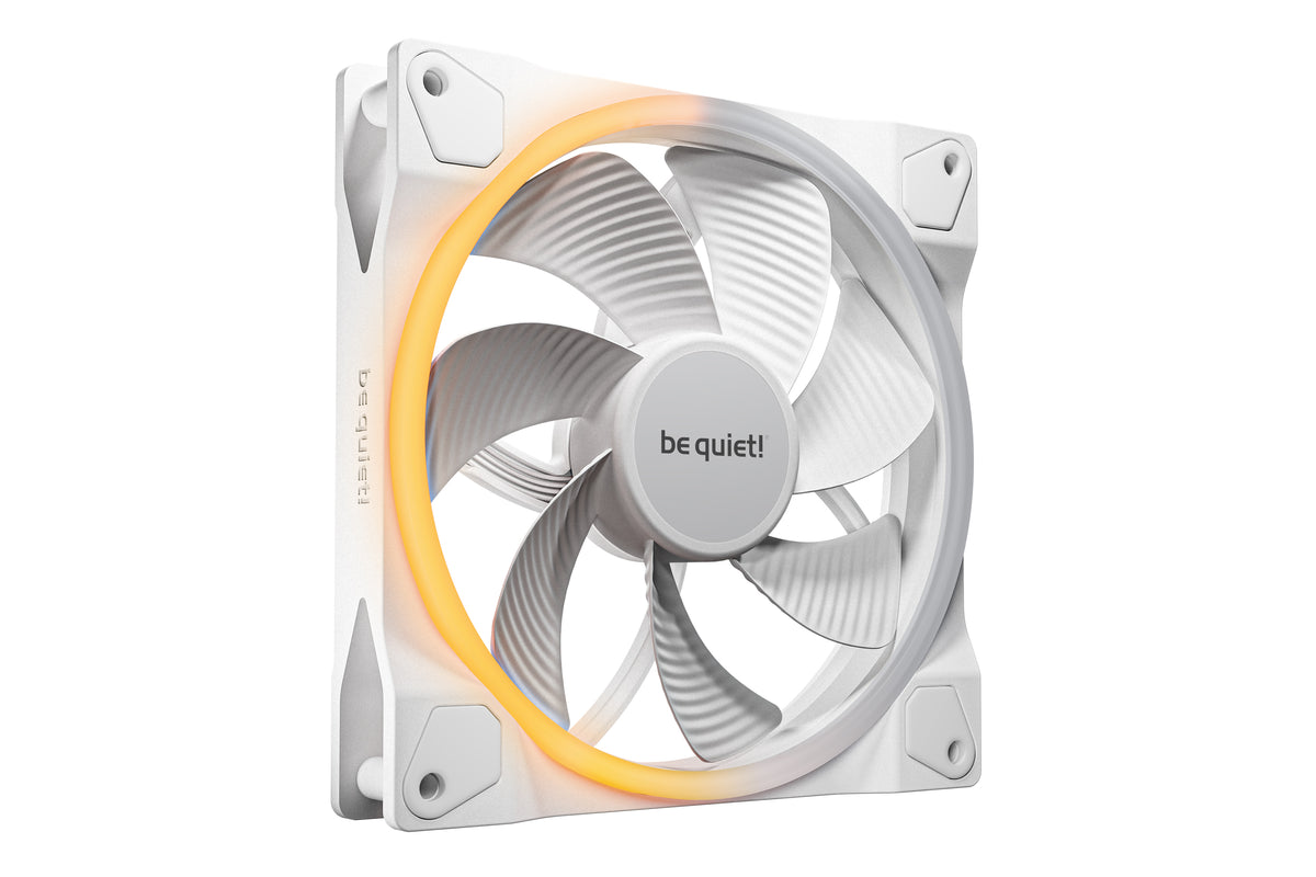 be quiet! Light Wings 140mm PWM Reverse White Fan - BL135