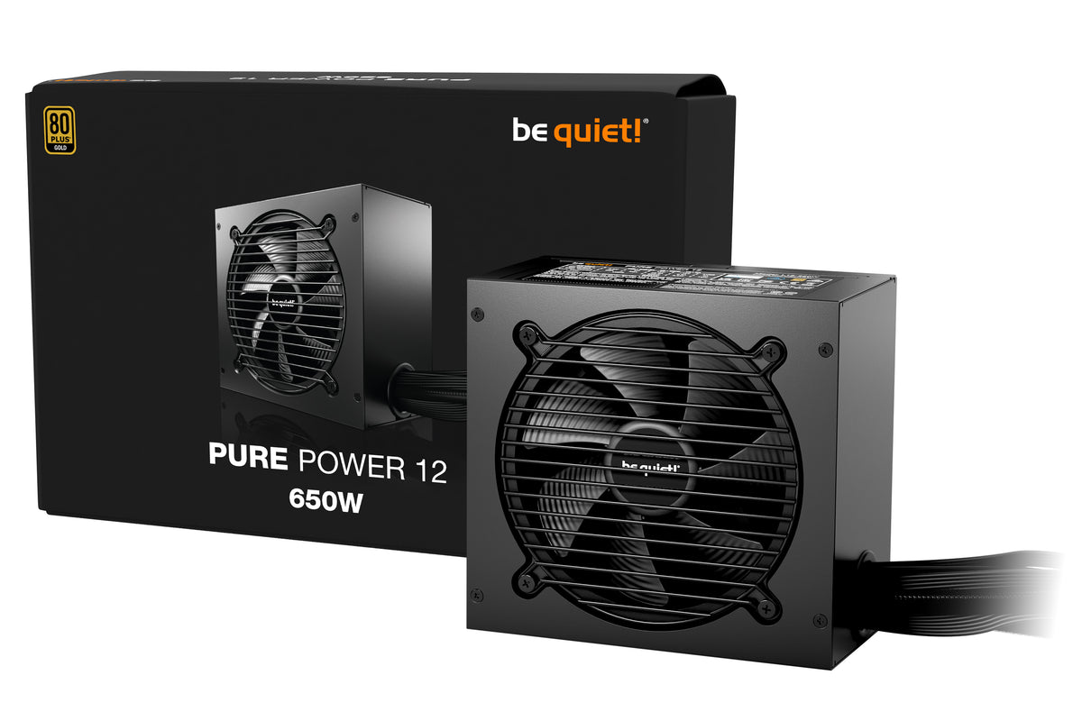 be quiet! Pure Power 12 650W PSU – 80+ Gold, ATX 3.1 — view 3