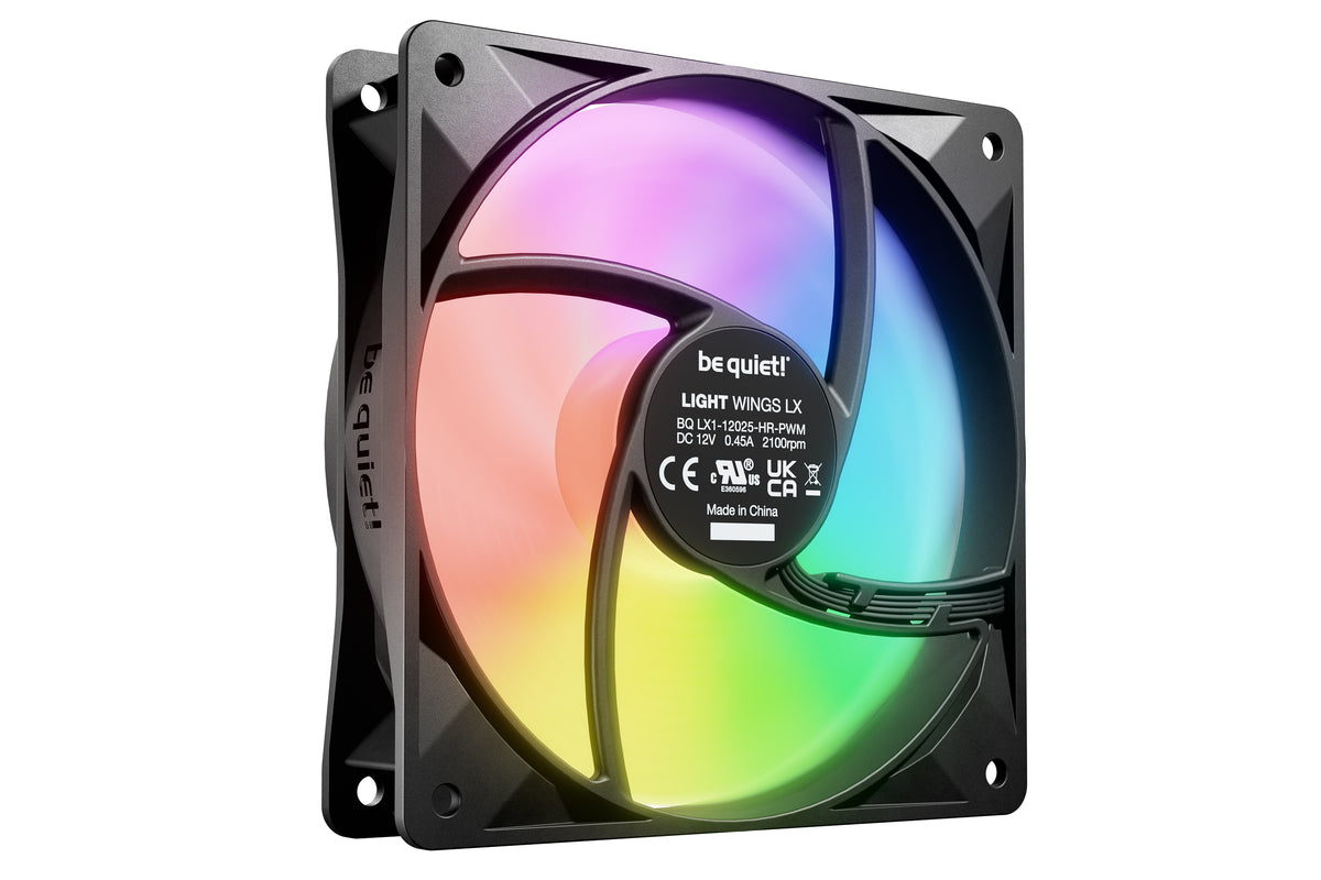 be quiet! Light Wings LX 120mm PWM High-Speed Fan 3-Pack BL124 — view 4