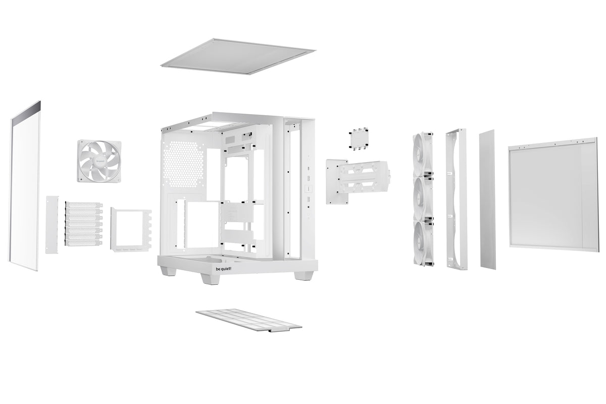 be quiet! Light Base 500 LX White Mid Tower Case BGW86 — view 4