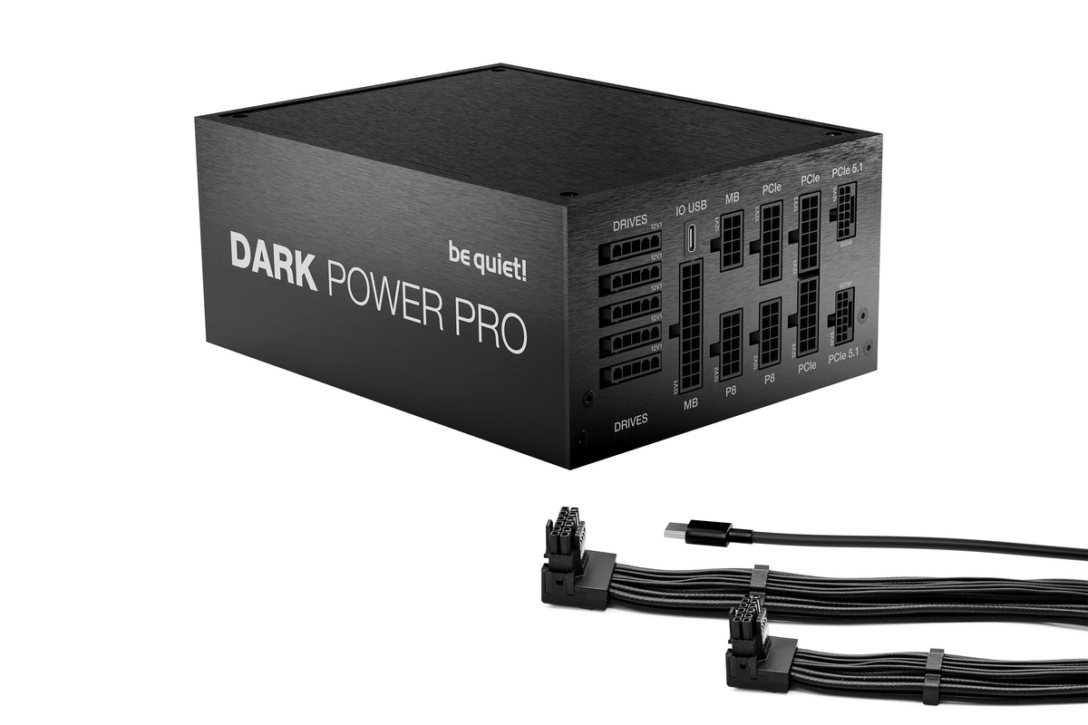 be quiet! Dark Power Pro 14 IO 1600W 80+ Titanium PSU — view 2