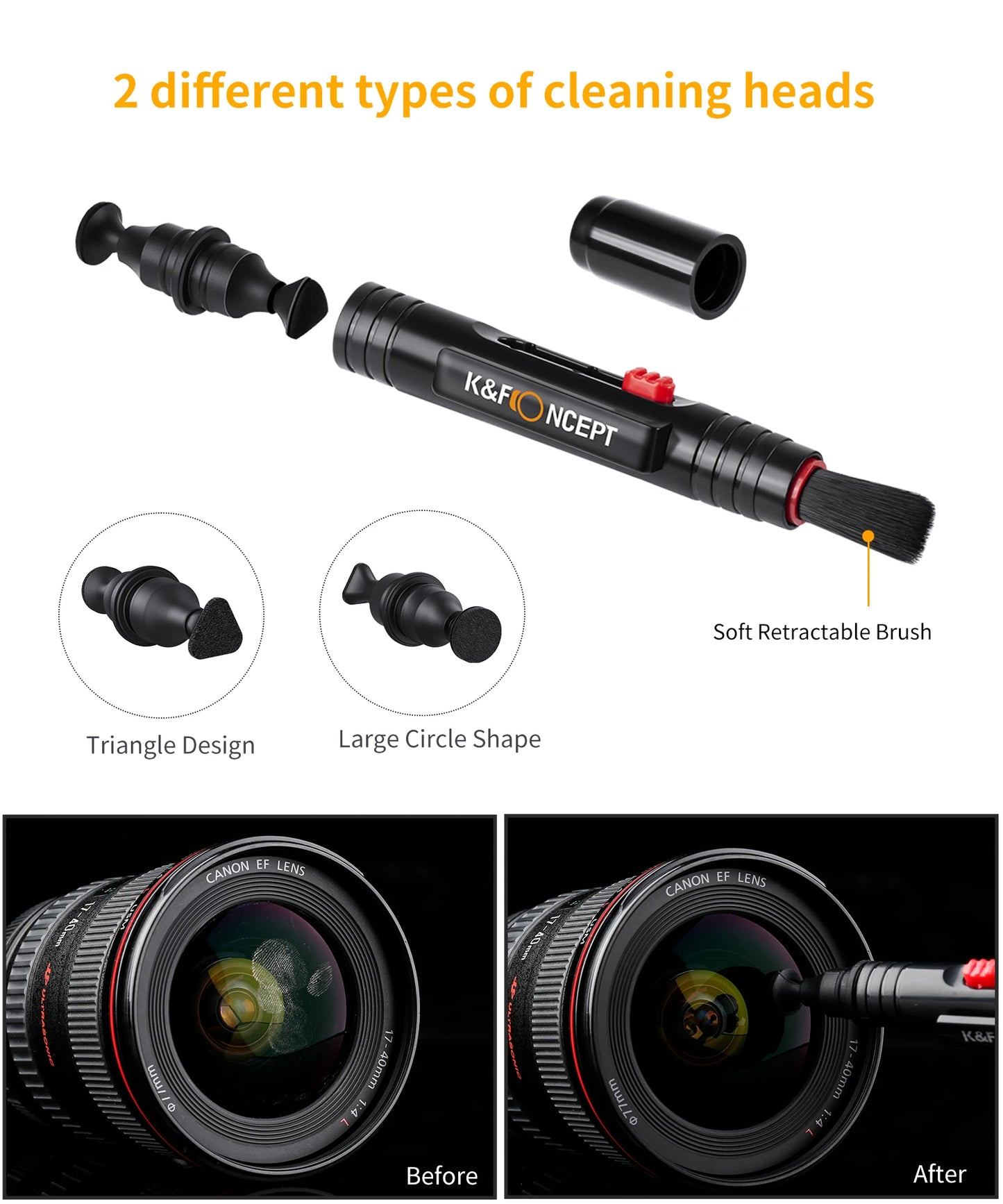 K&F CONCEPT 3 in 1 Camera Cleaning Kit - Tech Syndicate 