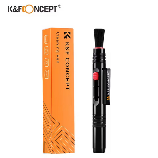 K&F Concept Lens Cleaning Pen with Retractable Soft Brush for DSLR Cameras and Sensitive Electronics Optics - Tech Syndicate 