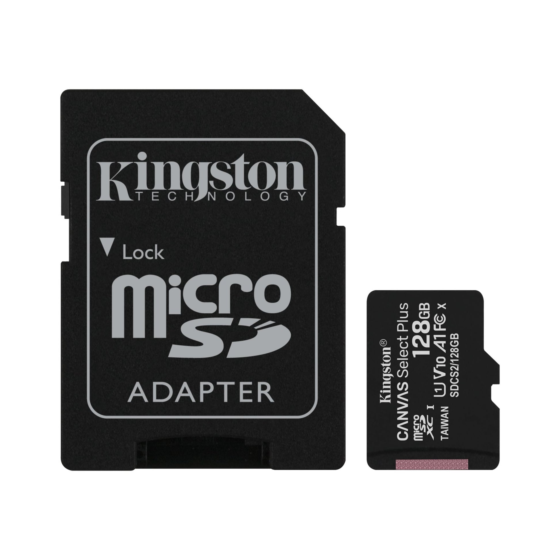 Kingston Canvas Select Plus Micro SD Card with SD Adapter, Class 10 up to 512 GB - Tech Syndicate 