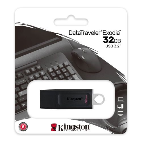 Kingston DataTraveler Exodia USB 3.2 Gen 1 Memory Pen - 32GB to 256GB - Tech Syndicate