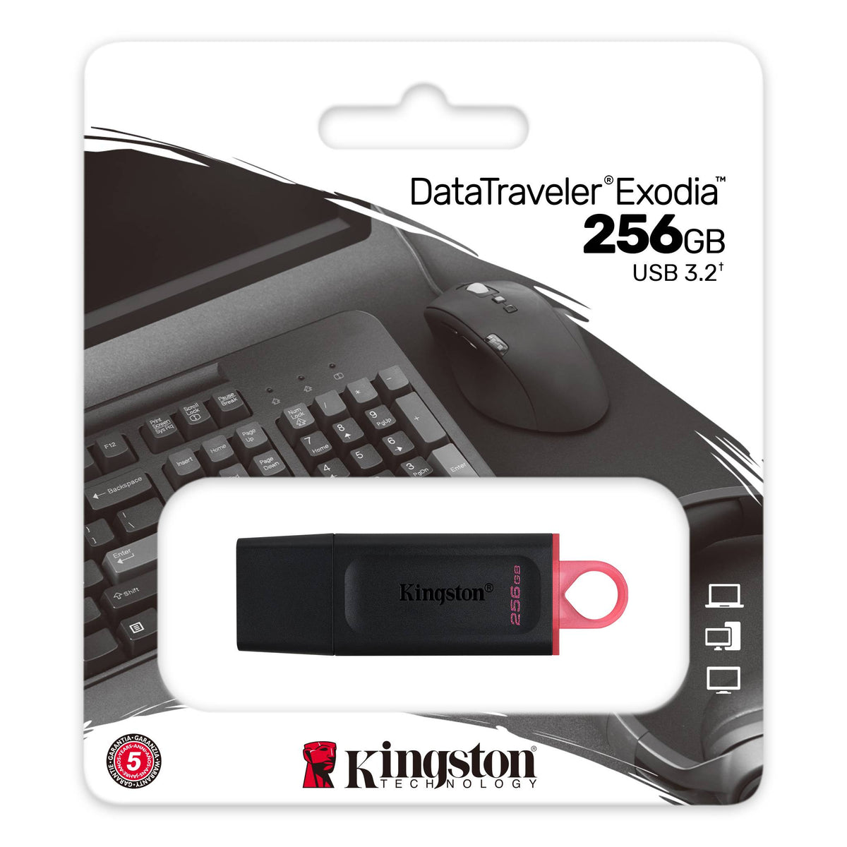 Kingston DataTraveler Exodia USB 3.2 Gen 1 Memory Pen - 32GB to 256GB - Tech Syndicate