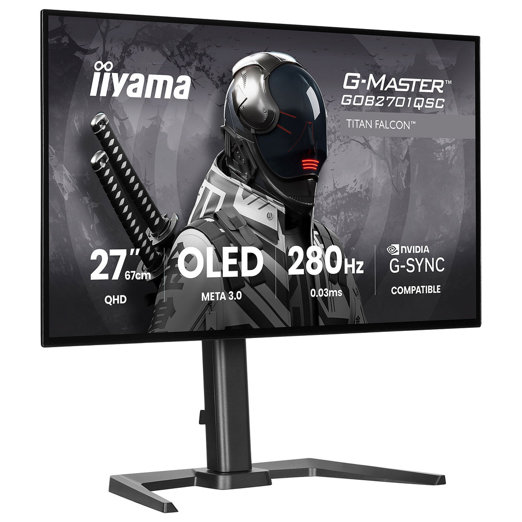iiyama 27" OLED - G-Master GOB2701QSC-B1 Titan Falcon