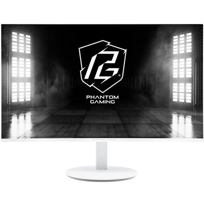 ASRock Phantom Gaming PG27FFS2E-W 27 Inch FHD (1920 x 1080) Flat IPS Gaming Monitor, 240Hz, 1ms (MPRT) Response Time, 2 x HDMI 2.1 1 x DisplayPort 1.2, 2 x 2W Speakers, Tilt, Swivel, Height, Pivot Adjustment - White