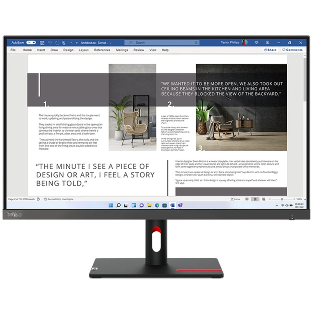 Lenovo ThinkVision S27i-30 27" FHD IPS 100Hz Monitor