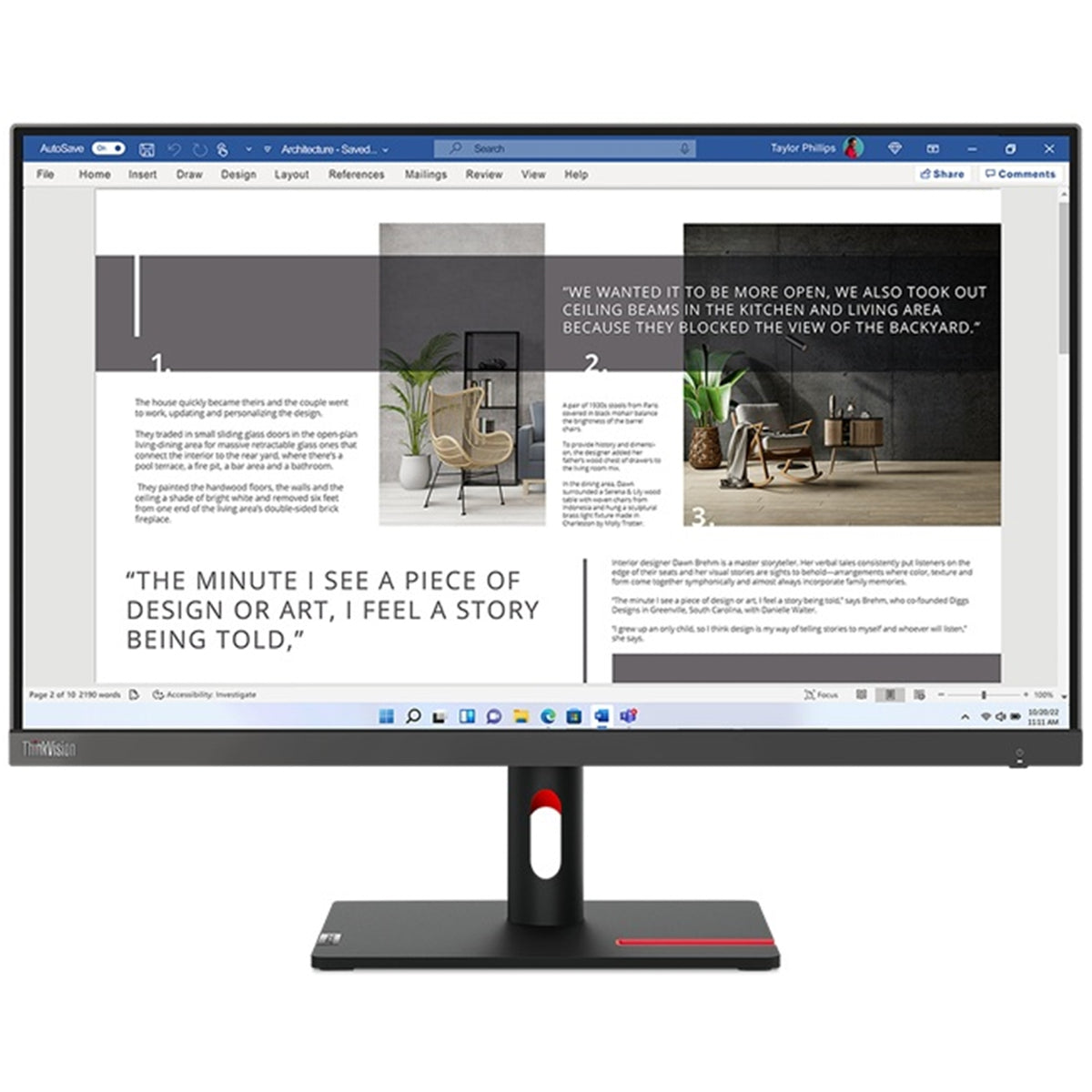 Lenovo ThinkVision S27i-30 27" FHD IPS 100Hz Monitor