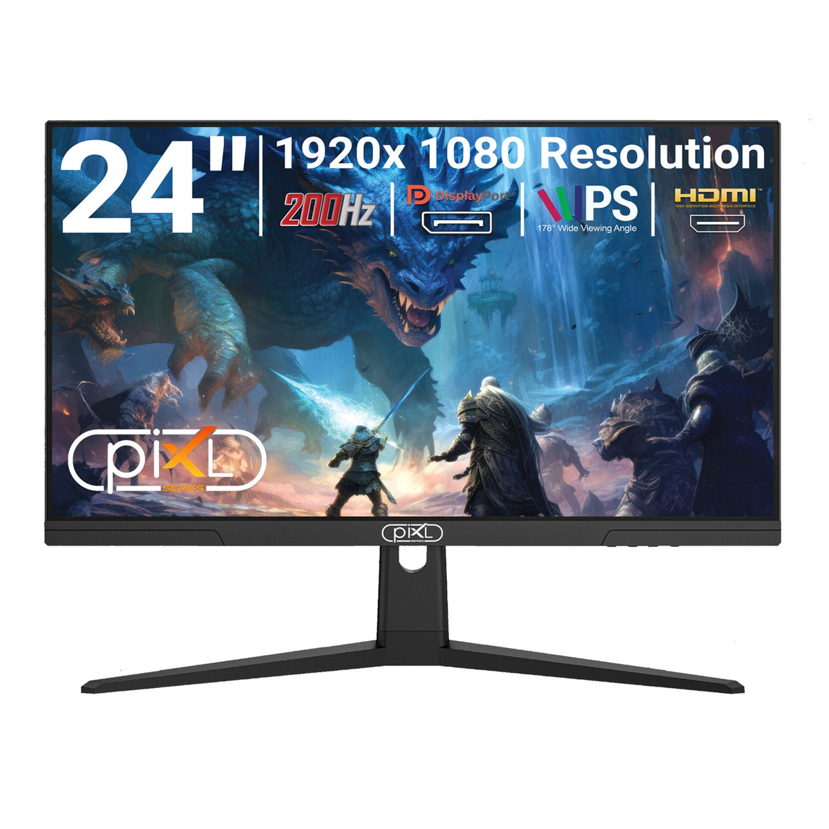 piXL X-Series GS24IDPHA 24.5" 200Hz Full HD IPS Monitor