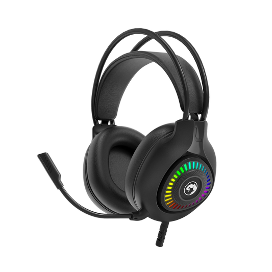Marvo H8325 Akari 40 USB 2.0 Wired Gaming RGB Headset - Tech Syndicate