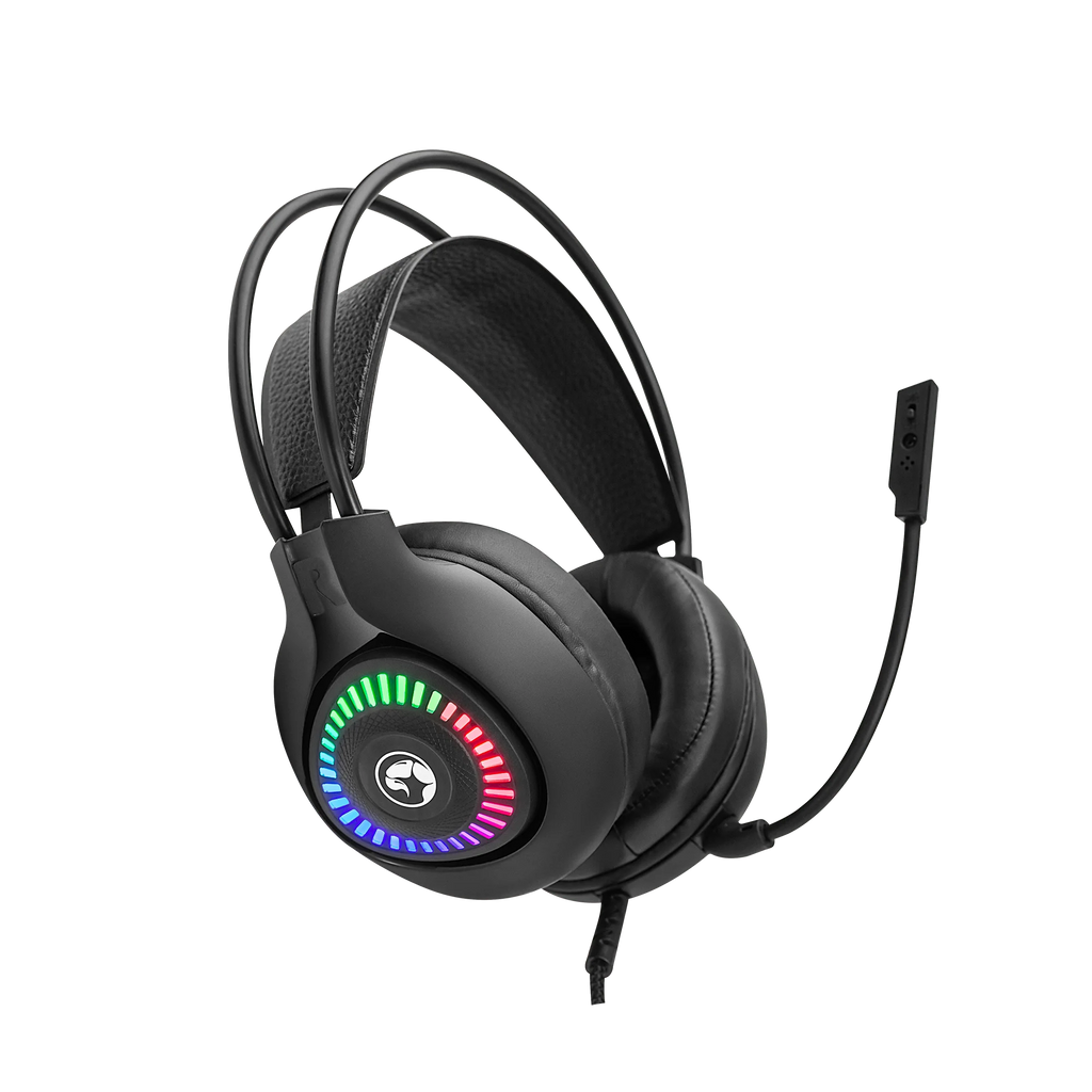 Marvo H8325 Akari 40 USB 2.0 Wired Gaming RGB Headset - Tech Syndicate