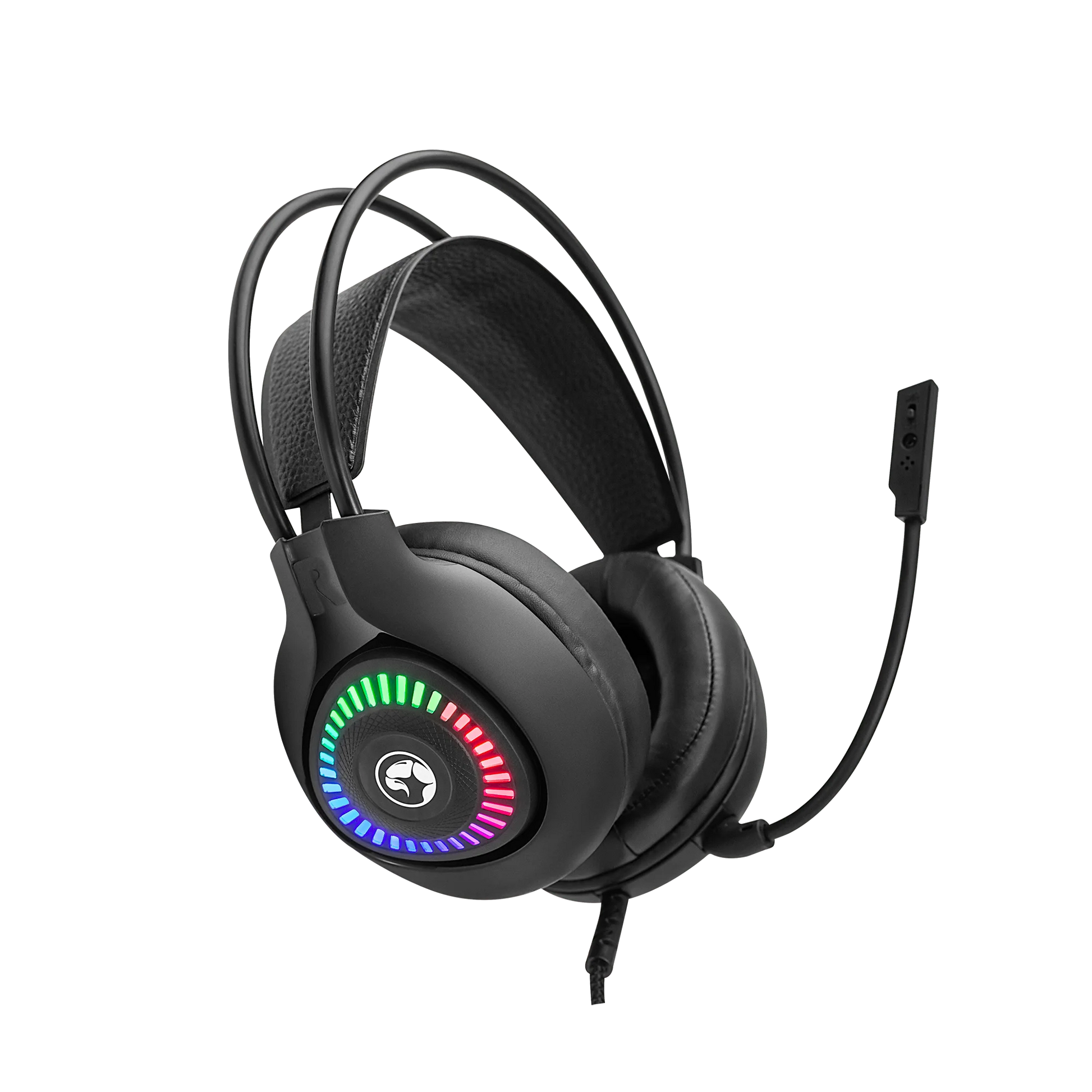 Marvo H8325 Akari 40 USB 2.0 Wired Gaming RGB Headset - Tech Syndicate