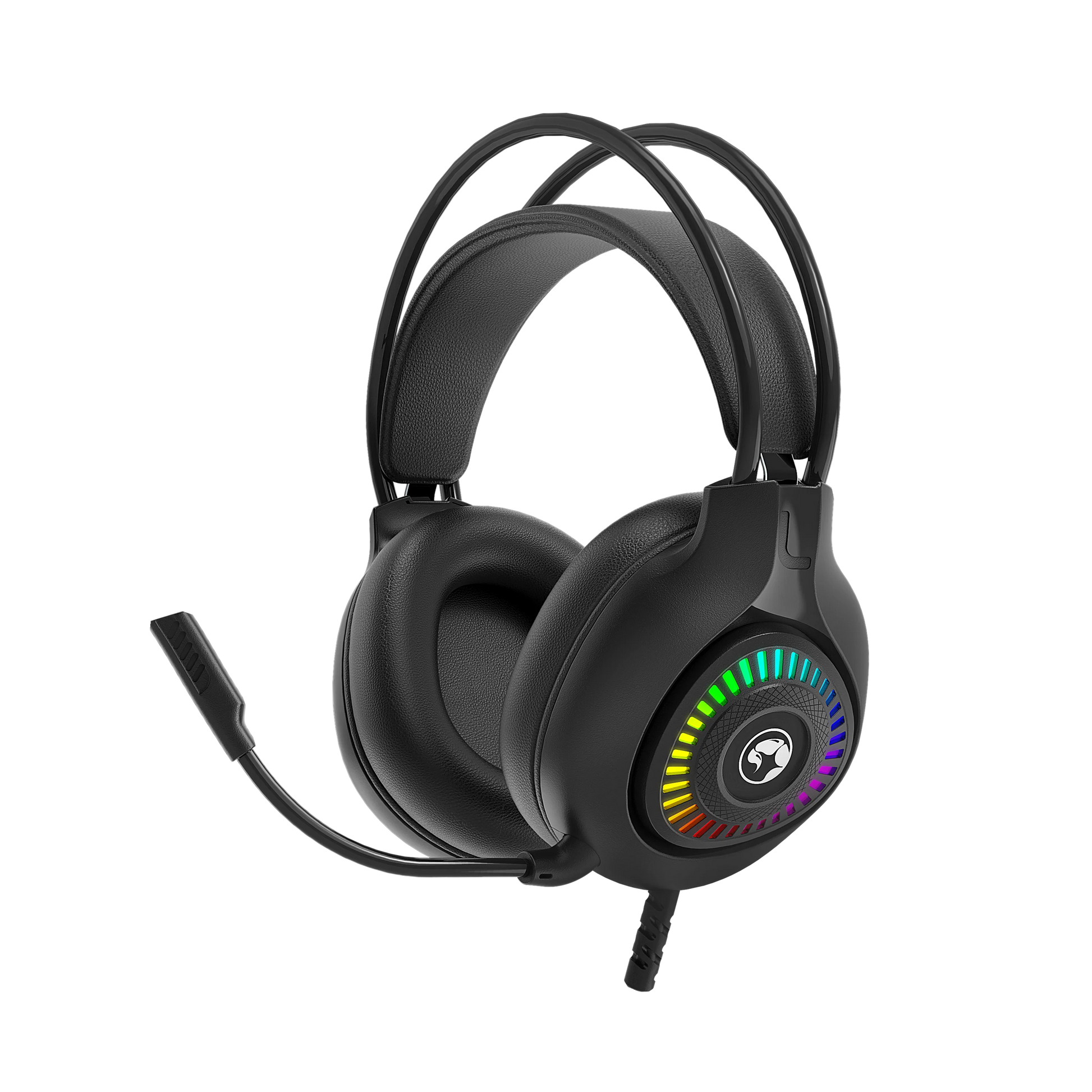 Marvo H8325 Akari 40 USB 2.0 Wired Gaming RGB Headset - Tech Syndicate