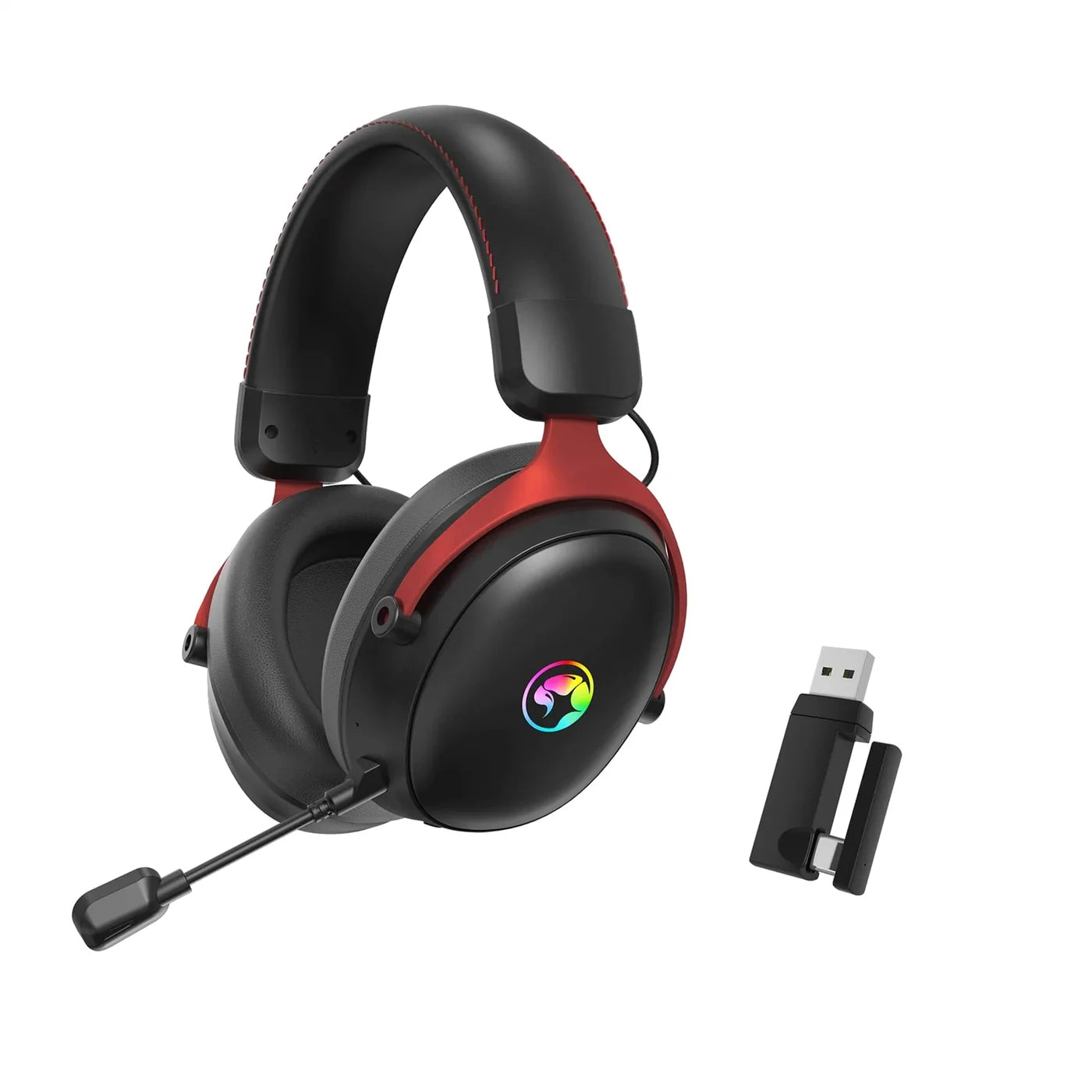 Marvo HG9076W Tactic X Pro Wireless RGB Gaming Headset - Tech Syndicate