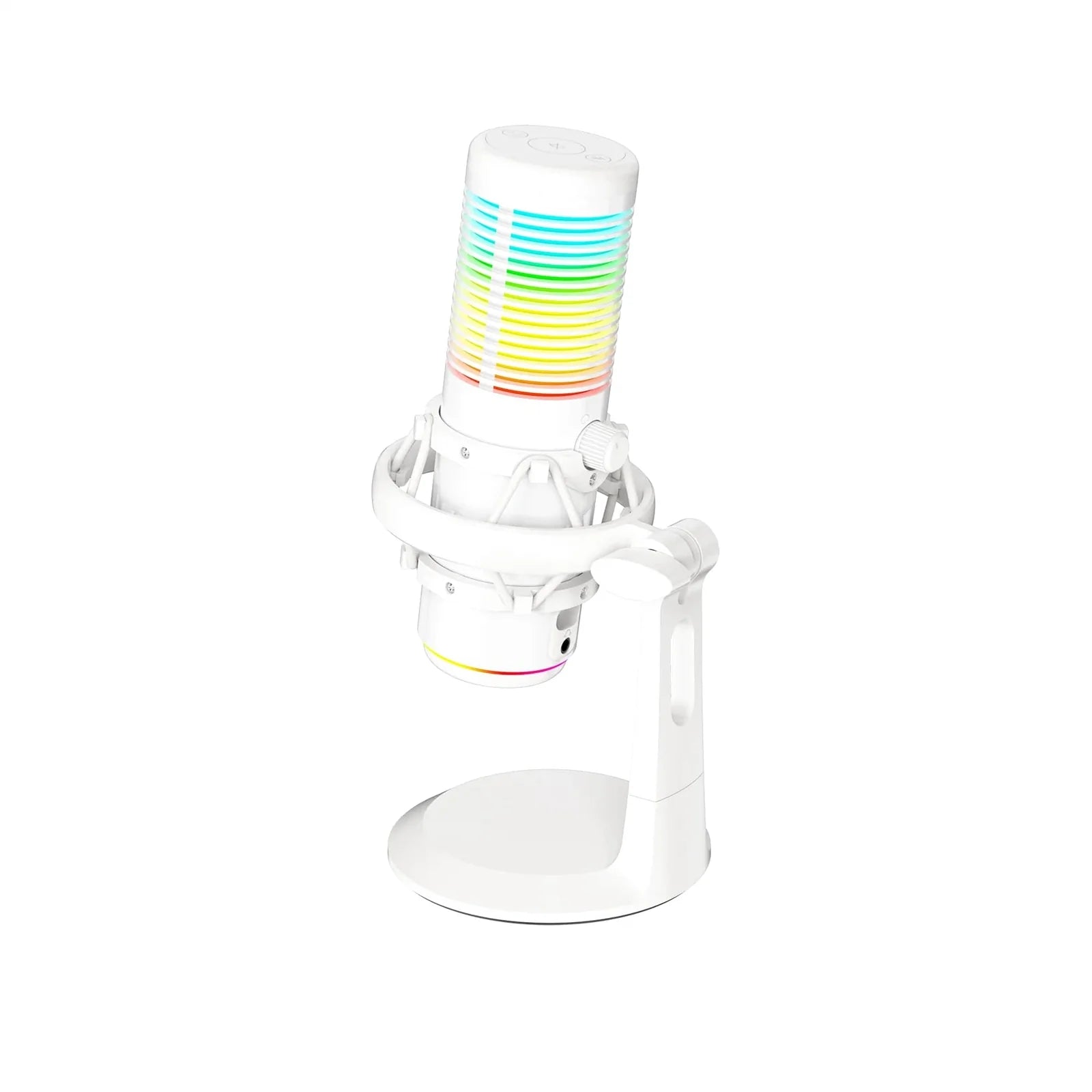 Marvo MIC-07 Blast 60 RGB USB Gaming Microphone - White - Tech Syndicate