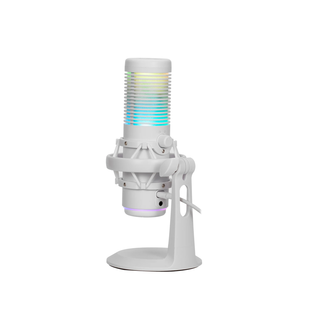 Marvo MIC-07 Blast 60 RGB USB Gaming Microphone - White - Tech Syndicate