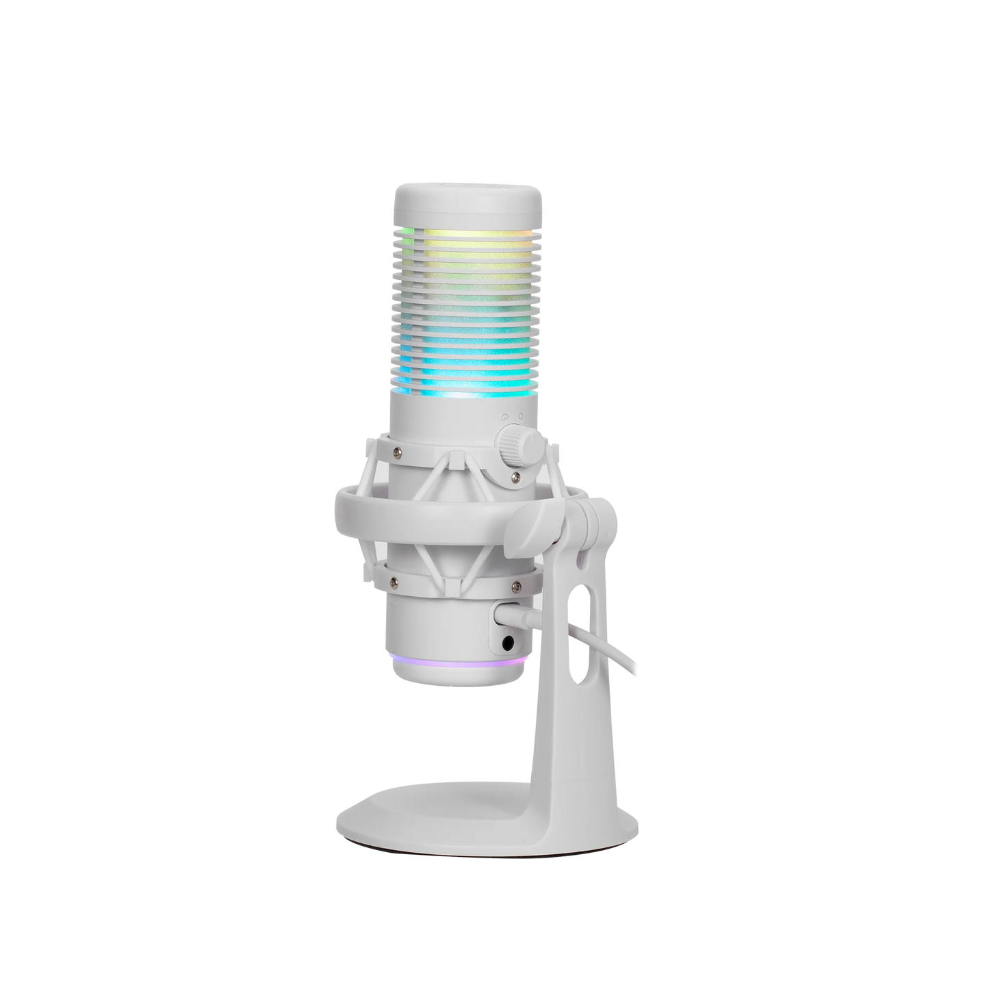Marvo MIC-07 Blast 60 RGB USB Gaming Microphone - White - Tech Syndicate