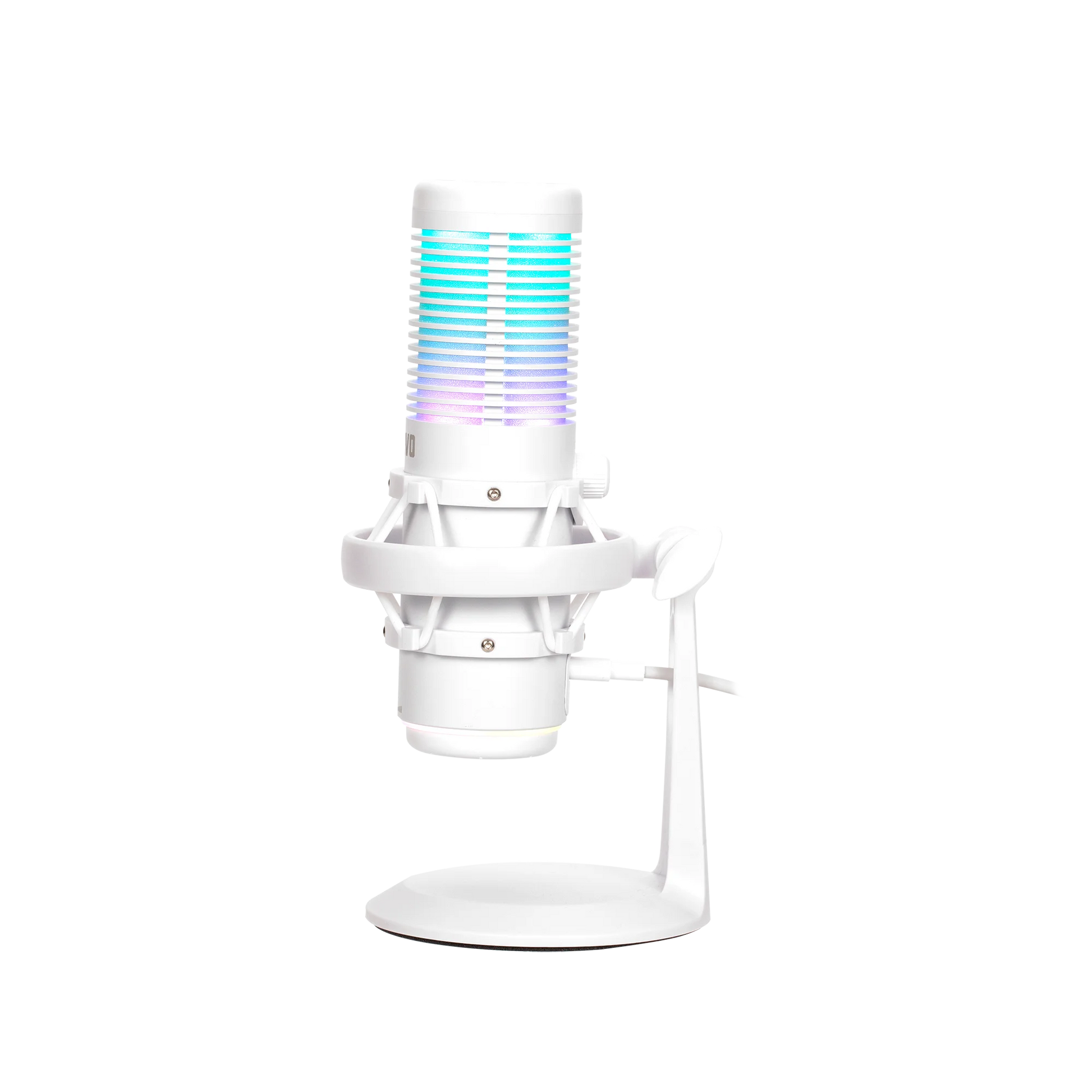 Marvo MIC-07 Blast 60 RGB USB Gaming Microphone - White - Tech Syndicate