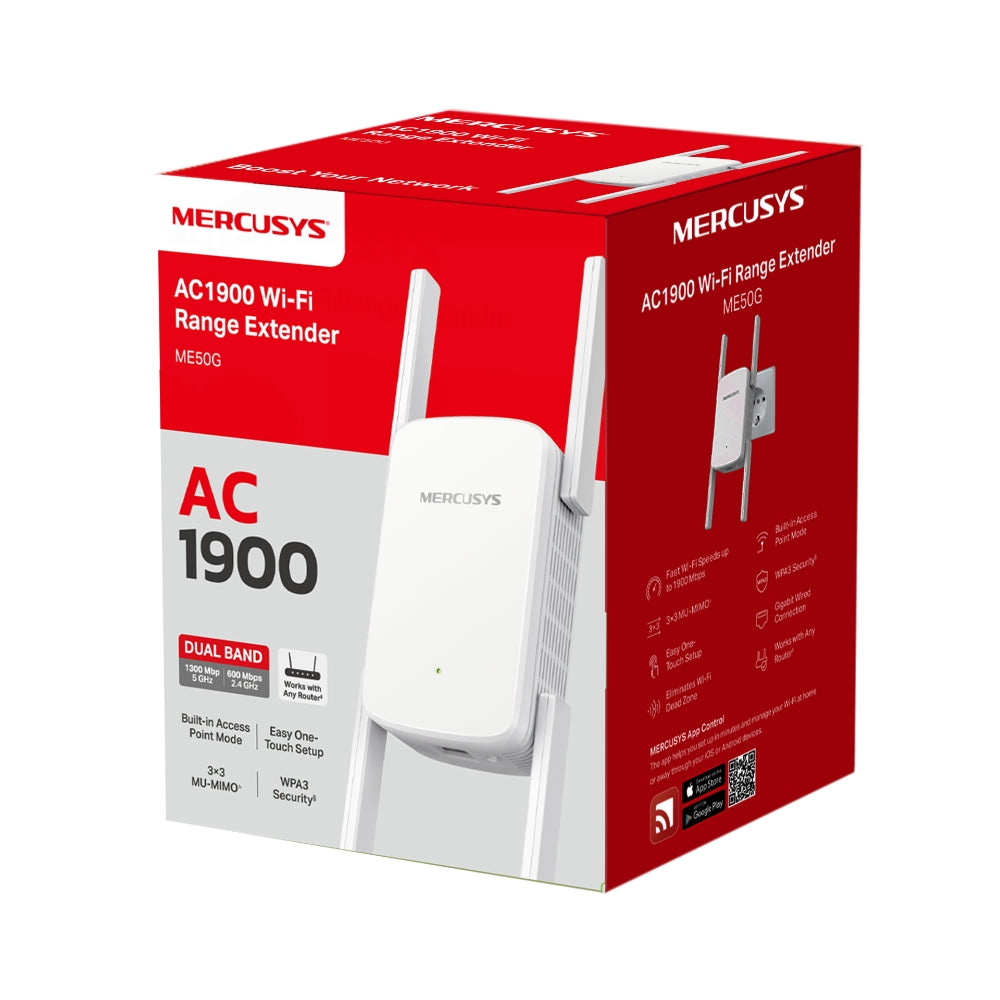 Mercusys ME50G V1 - AC1900 Wi-Fi Range Extender - Tech Syndicate