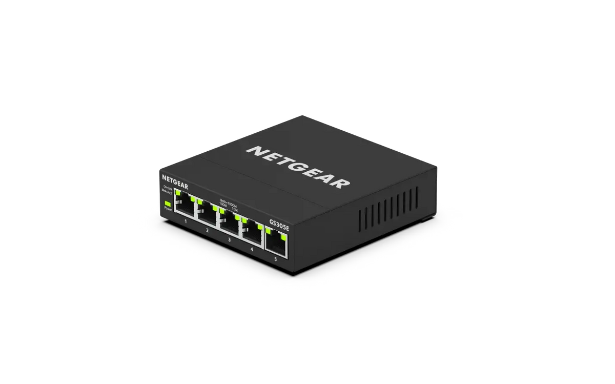 NETGEAR Plus GS305E Smart Switch - 5 Ports - Tech Syndicate