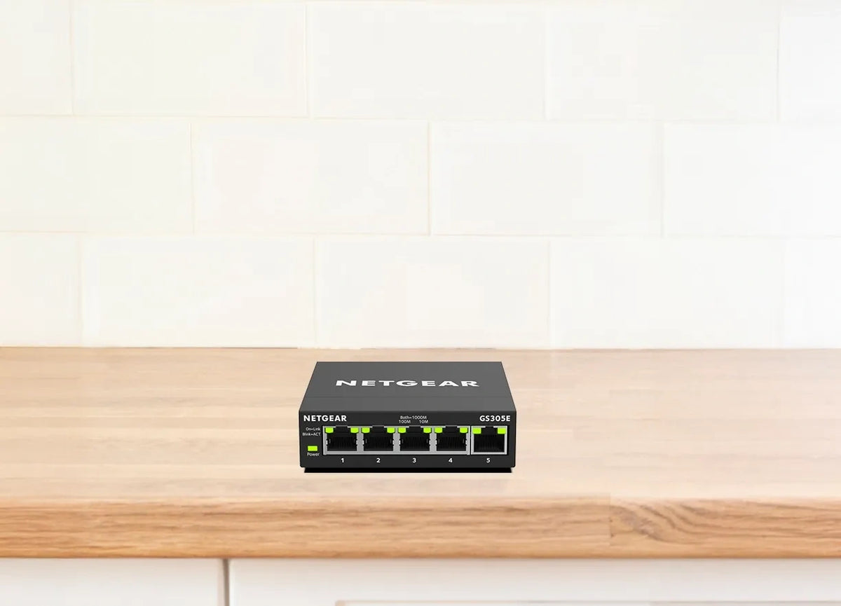 NETGEAR Plus GS305E Smart Switch - 5 Ports - Tech Syndicate
