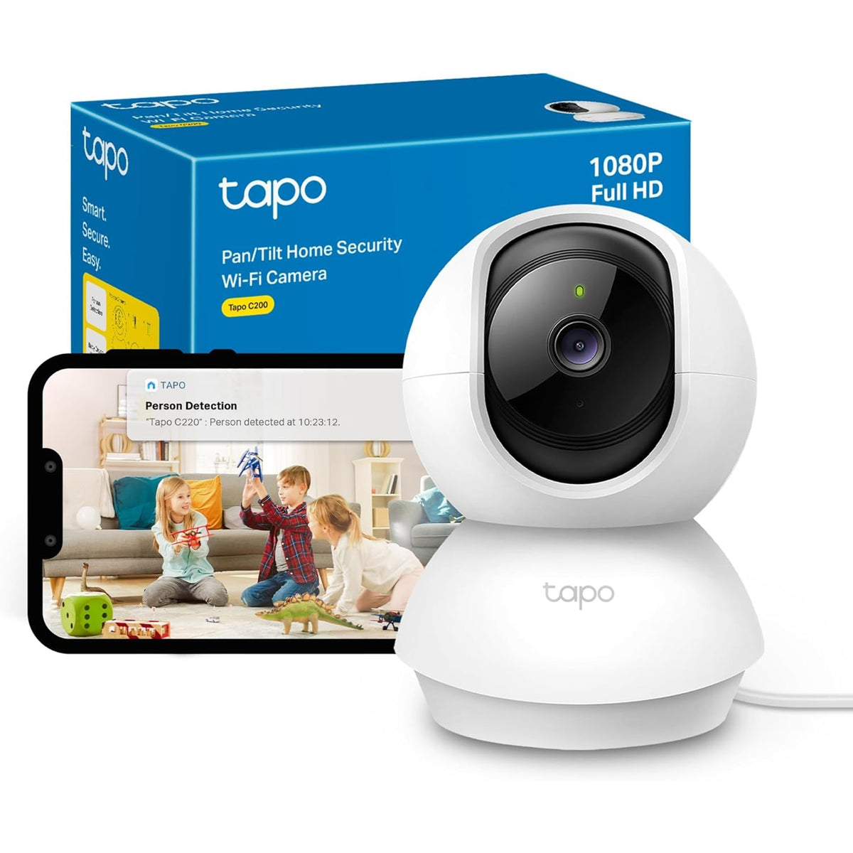 TP-Link Tapo C200 Pan/Tilt 1080p Home Security Wi-Fi Camera