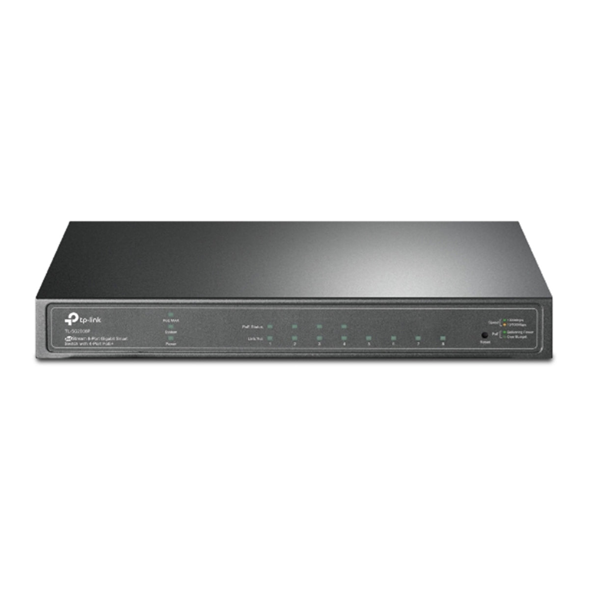 TP-Link TL-SG2008P 8-Port Gigabit Smart PoE+ Switch 62W