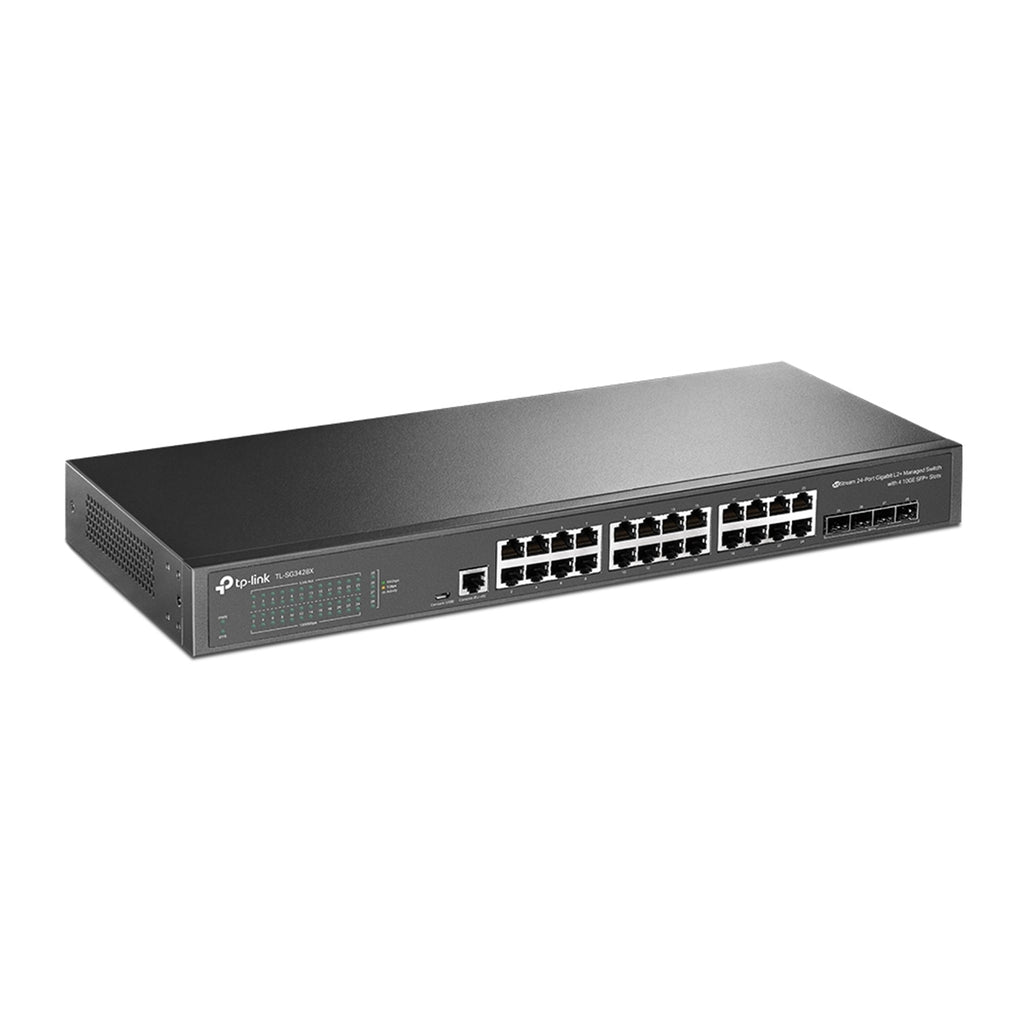 TP-Link TL-SG3428X 24-Port Gigabit L2+ Managed Switch 10GE SFP+ – view 3