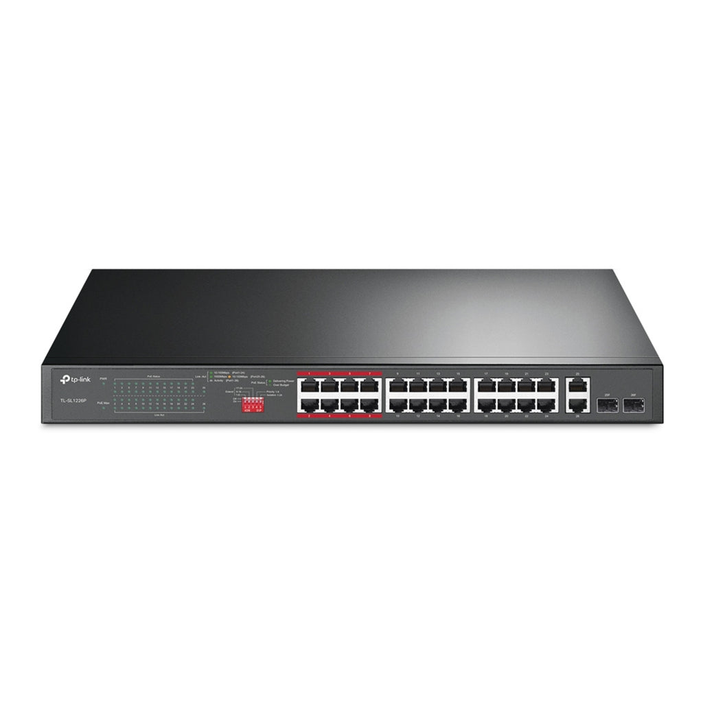 TP-Link TL-SL1226P 24-Port Unmanaged PoE+ Switch 250W